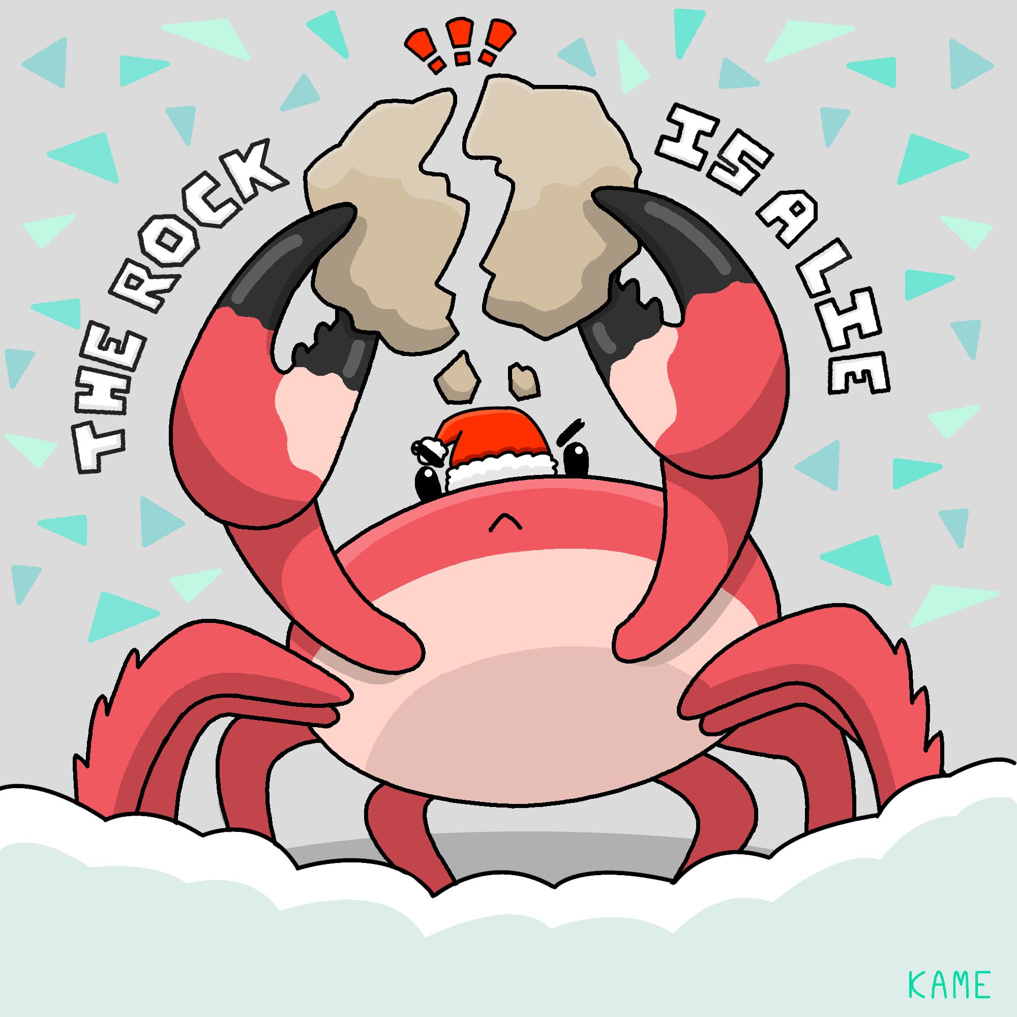 The Rock is a Lie Logo Winter